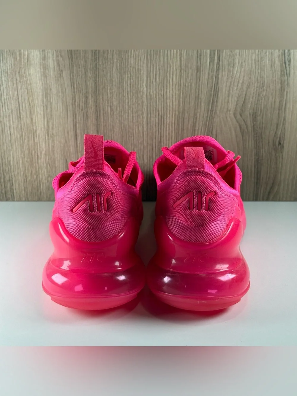 Nike Air Max 270 Bright Triple Pink Running Shoes FD0293-600 Women’s Size 8.5